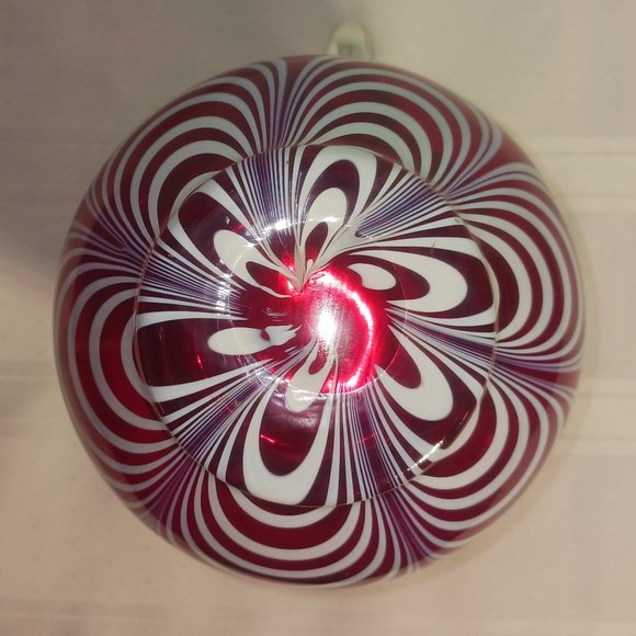 Vintage Durand Ruby Red Art Glass Pitcher ca 1924 - 1934 - Picture 6 of 6